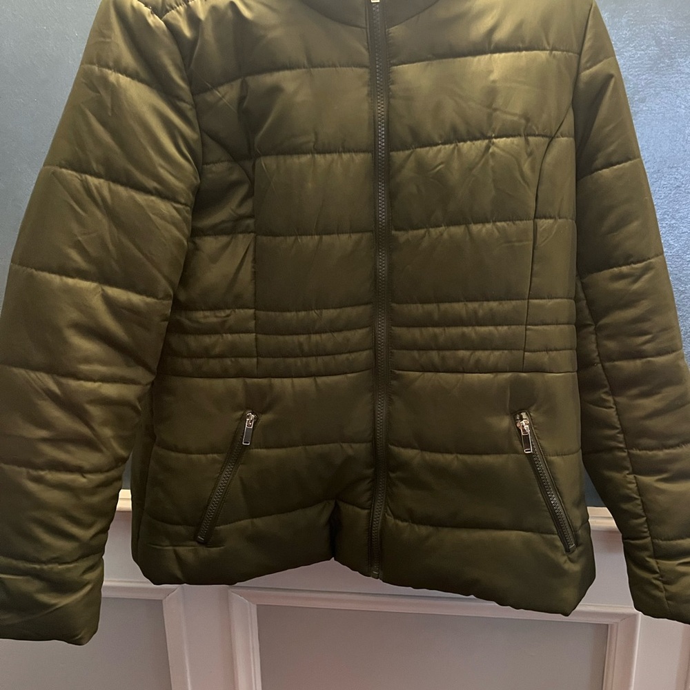 New York & Company Dark Green Jacket